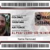 Stock PICpass Badge Security Labels - Image 2