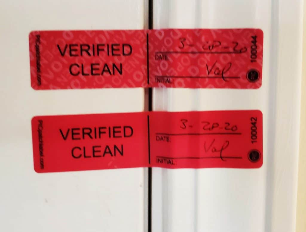 Plastic Safety Control Seals - Numbered (100 Seals